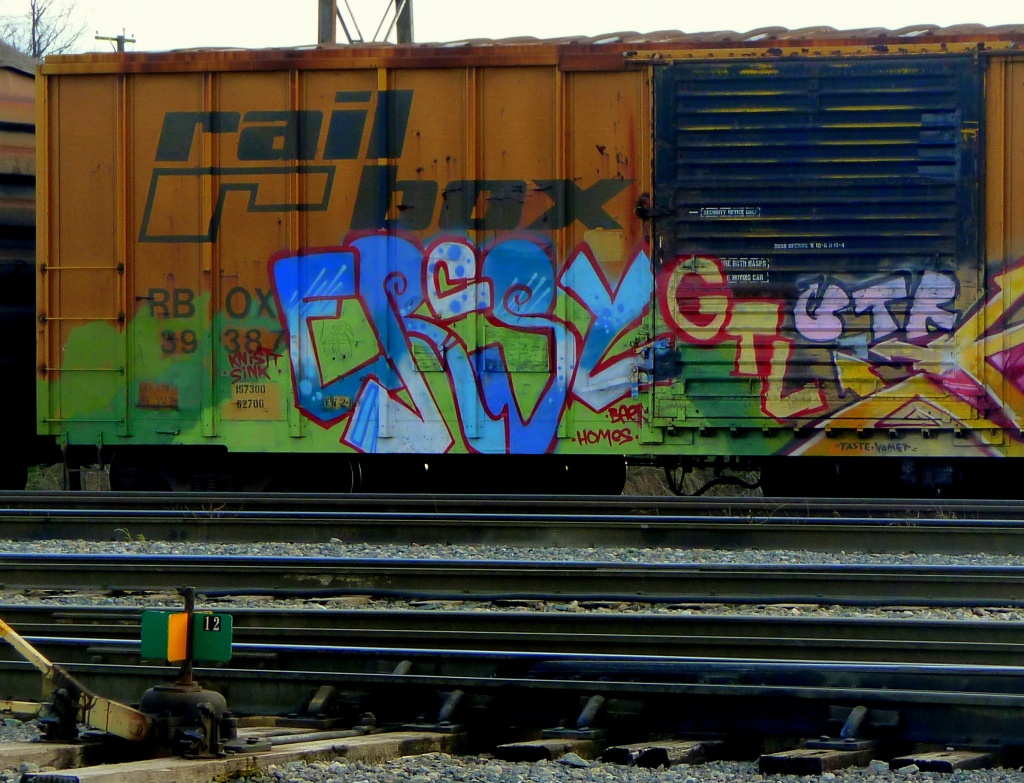 Rail Box Graffiti by calm