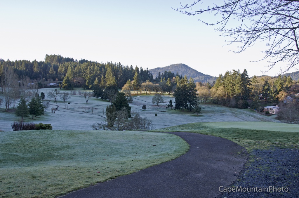 Winter Morning at Laurelwood Golf Course by jgpittenger