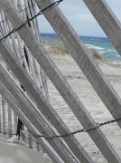 25th Feb 2012 - Tipsy Fence @ Lake Michigan