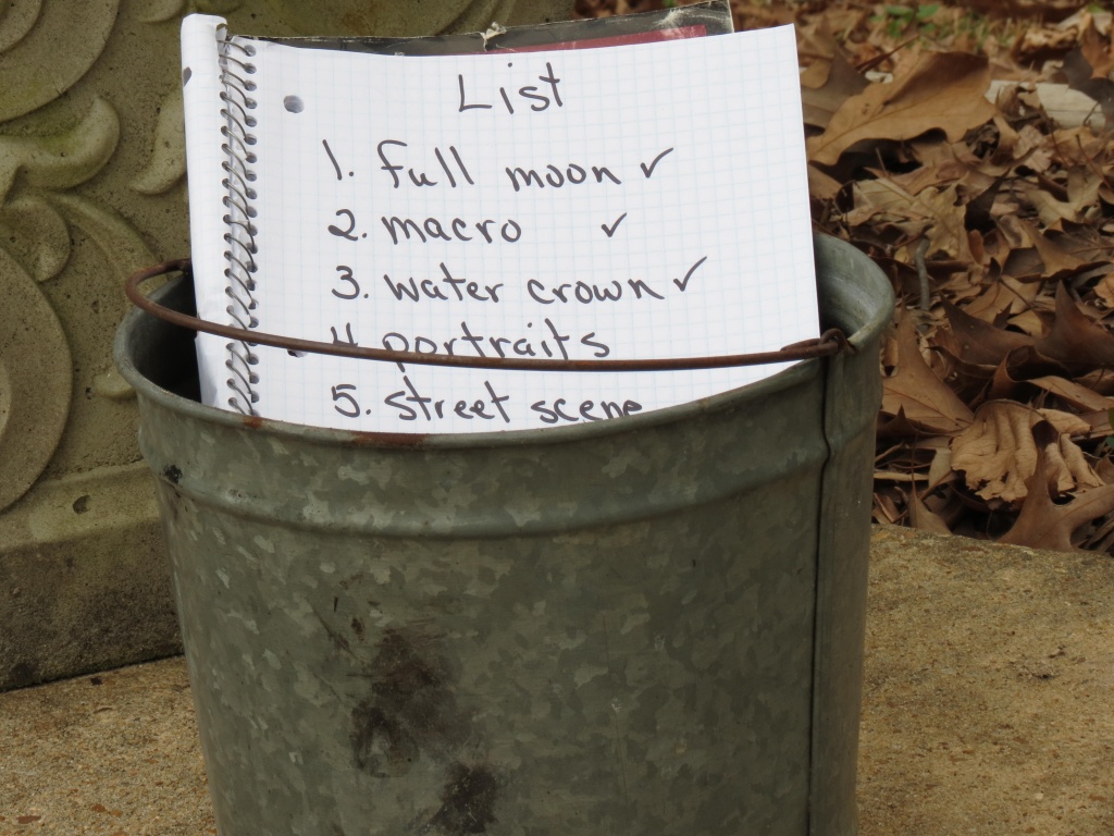 Bucket List by grammyn