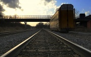 1st Mar 2012 - Sunset and Train Car
