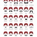 Mario Moustache Chart by marilyn