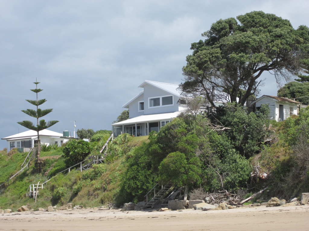 Beach House at Wainui, Gisborne. by pamelaf