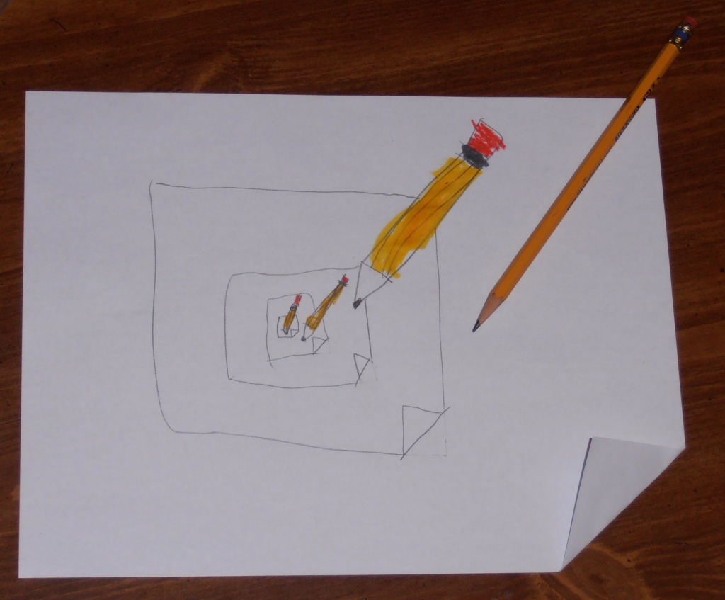 The Pencil and Paper by julie