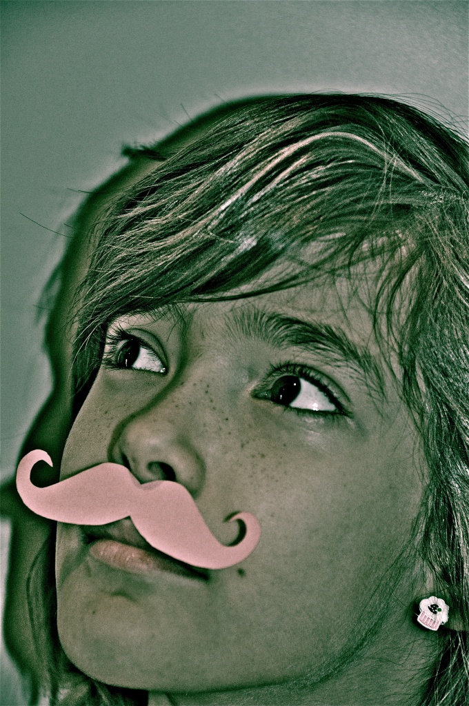 The pink mustache !!! by cocobella
