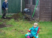9th Mar 2012 - Supervising Grandad digging 
