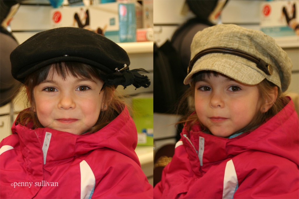 069 The girl can wear a hat! by pennyrae