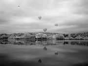 14th Mar 2012 - infrared hot air balloons - Canberra balloon festival