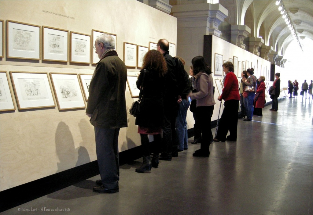 Sempé exhibition at the city hall by parisouailleurs