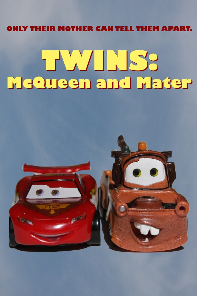 Twins: McQueen and Mater by egad
