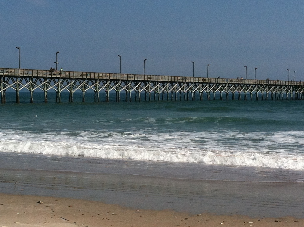 Pier at Topsail by graceratliff