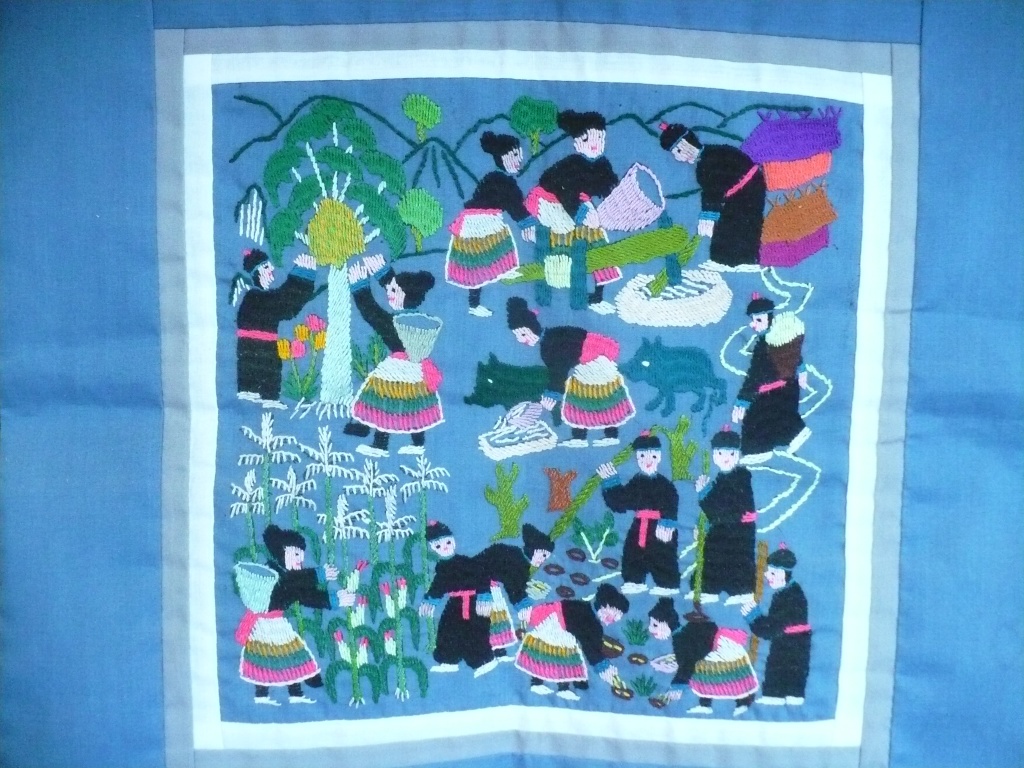 Hmong Story Cloth by pandorasecho