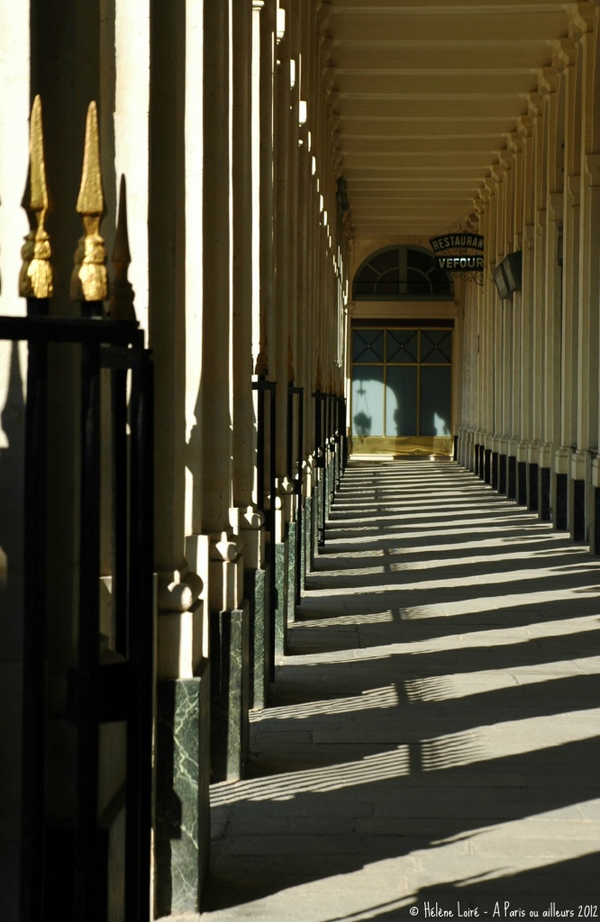 Shadows of the Palais Royal by parisouailleurs