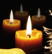 20th Mar 2012 - layered candles and spilt milk