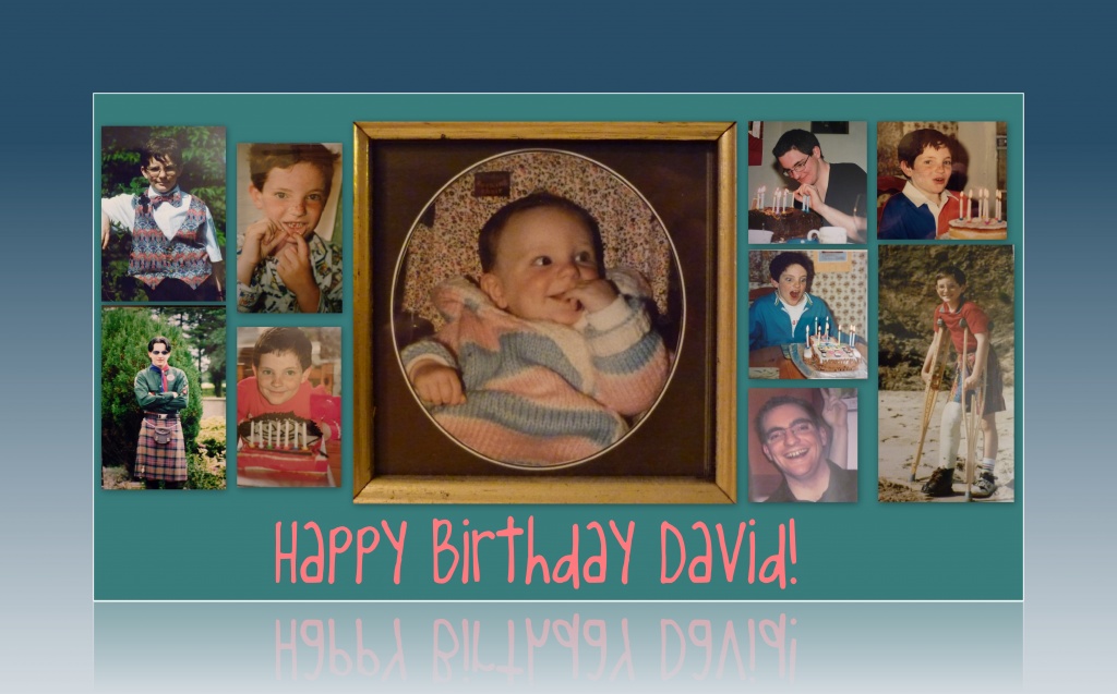 Happy Birthday David - 21.3.83 feels not so long ago! by sarah19