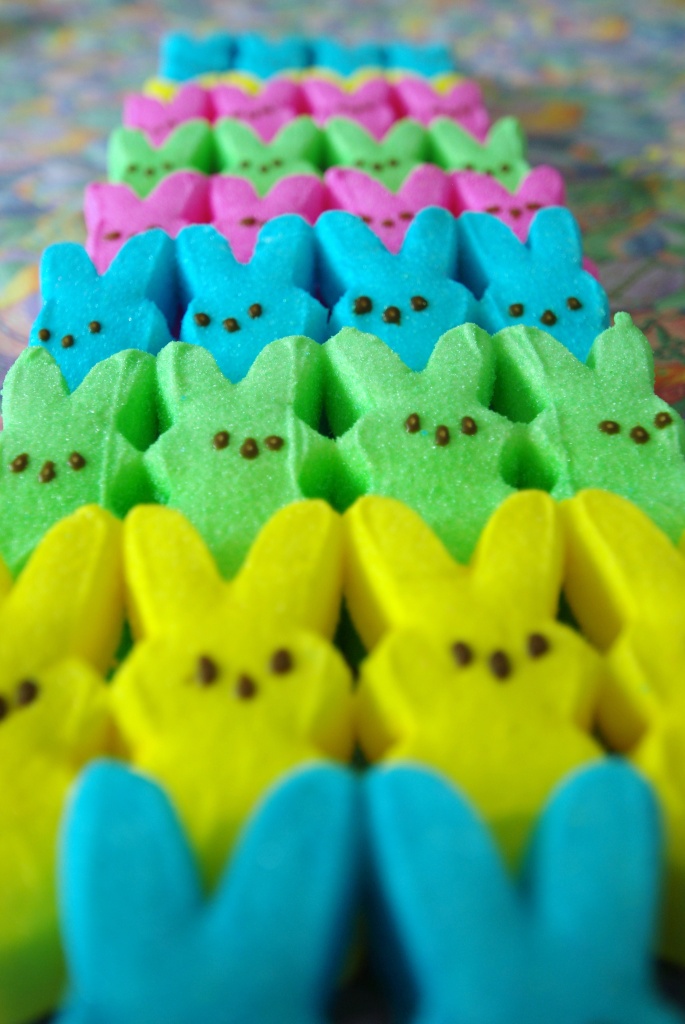 The Bunny Peeps Come MARCHing In! by vickisfotos