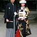 couple pose for their formal wedding photos - Meiji shrine Tokyo by lbmcshutter