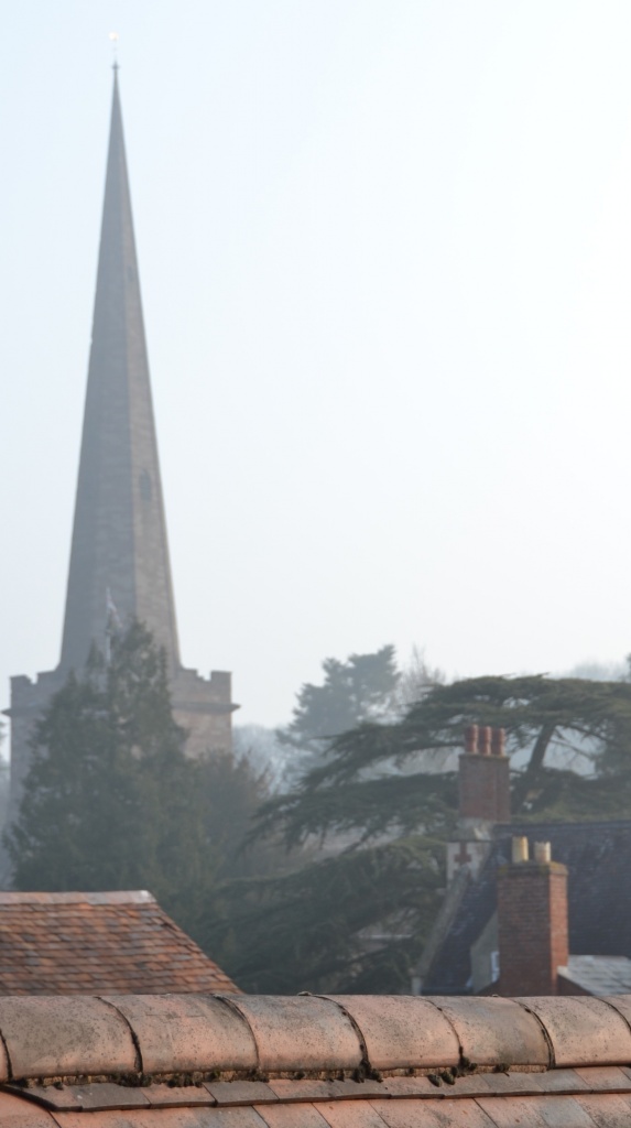 Misty morning  round the spire by nix