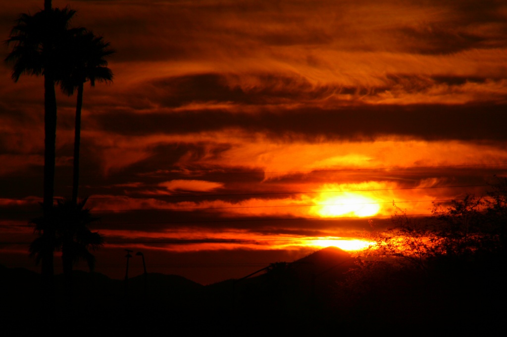 Sunset In Tucson by kerristephens