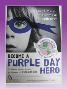 26th Mar 2012 - Please Wear Purple for Worldwide Epilepsy Day - 26th  March