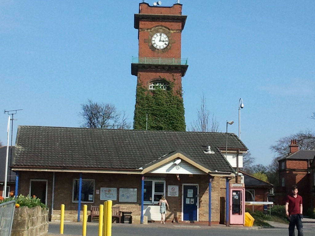 Clock tower at Seacroft Hospital Leeds by clairecrossley