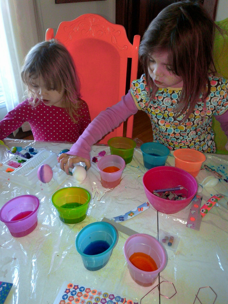 egg colouring by edie