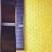 Blue Shutters, Yellow Wall by ggshearron