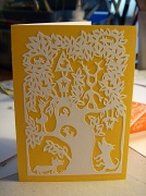 1st Apr 2012 - Handcut paper card