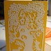 Handcut paper card by handmade