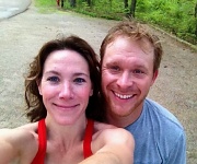 4th Apr 2012 - Trail run #3- McCormicks Creek selfie