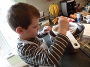 5th Apr 2012 - Making Mummy's birthday cake