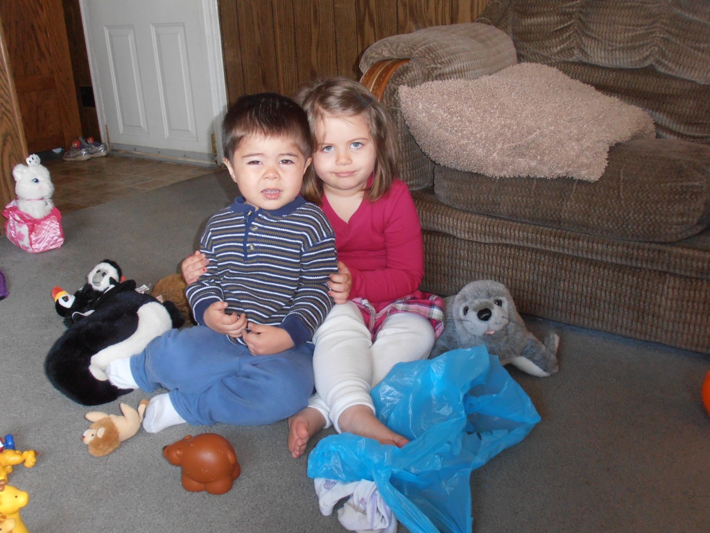 My Great Niece and Nephew by julie