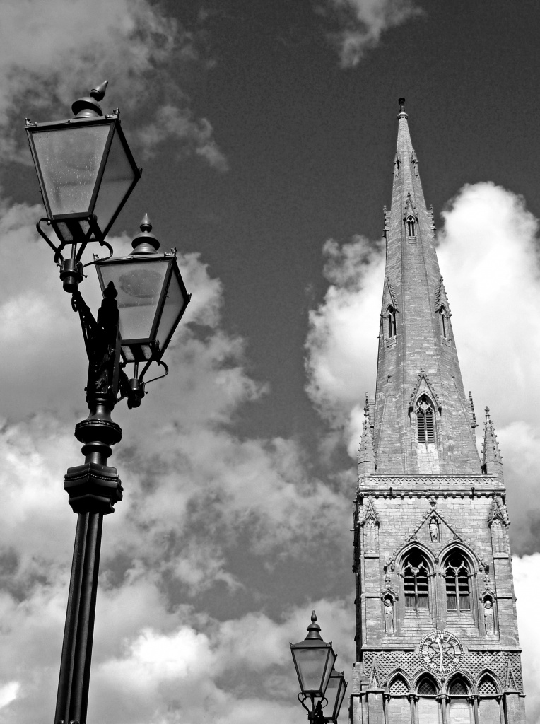 Street Lights and Spires by phil_howcroft