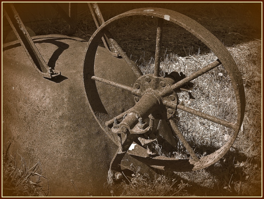 Old Wheelbarrow by olivetreeann