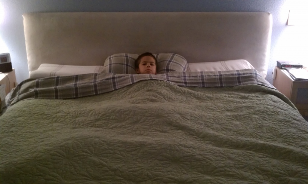 Little Boy ... Big Bed by mariaostrowski