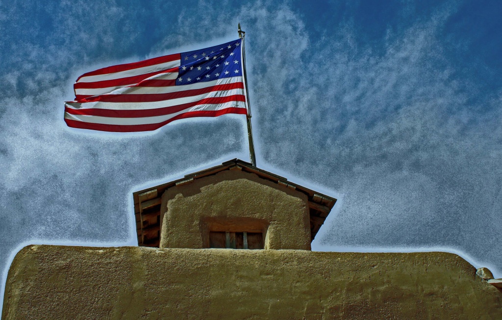  flag and bell tower by dmdfday