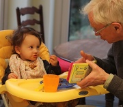6th Mar 2012 - Book and dinner with Grandpa