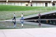 14th Apr 2012 - Went To See "War Horse" at Lincoln Center. Outstanding Production. Reflection Pond In Front Of The Theatre 