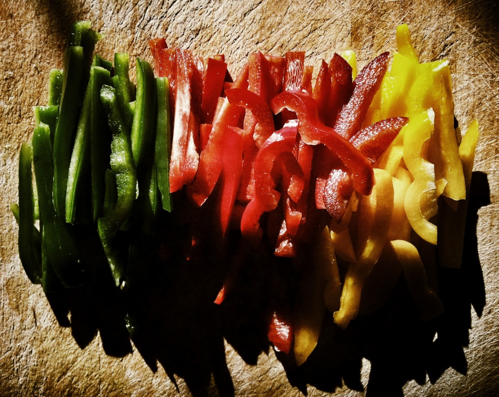 Sliced Peppers by andycoleborn