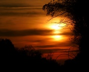 14th Apr 2012 - The Sunset at the Stop Sign