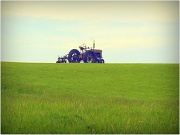 16th Apr 2012 - Red Tractor on the HIll