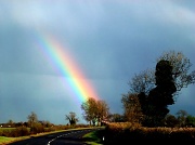 17th Apr 2012 - Rainbow through windscreen