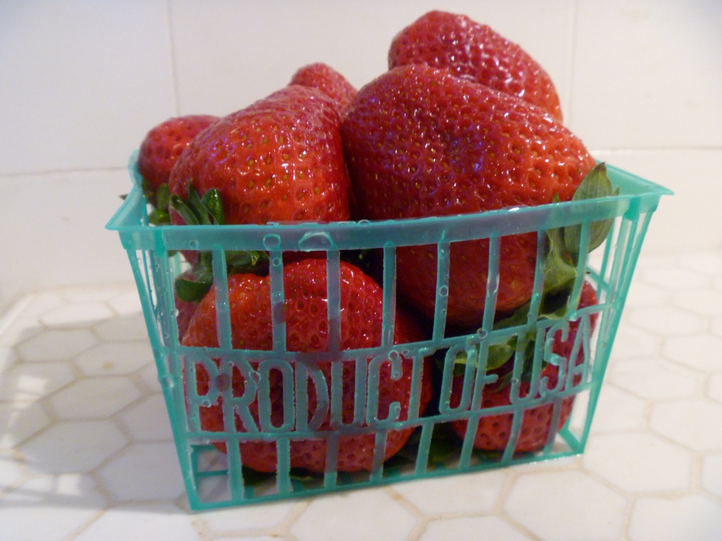 Basket of Strawberries by handmade