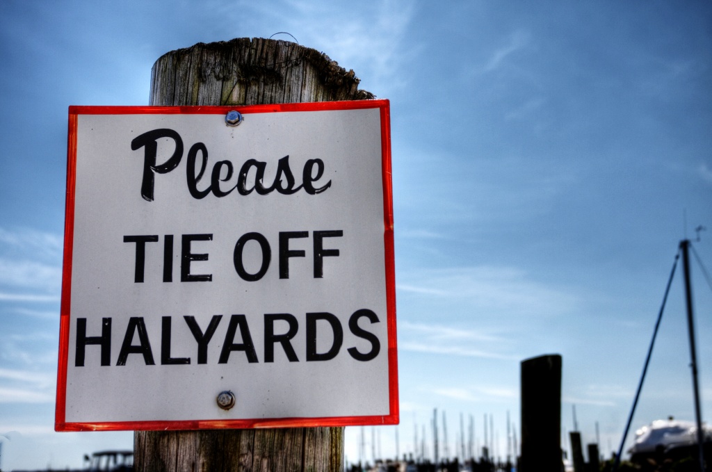Please Tie Off Halyards by egad