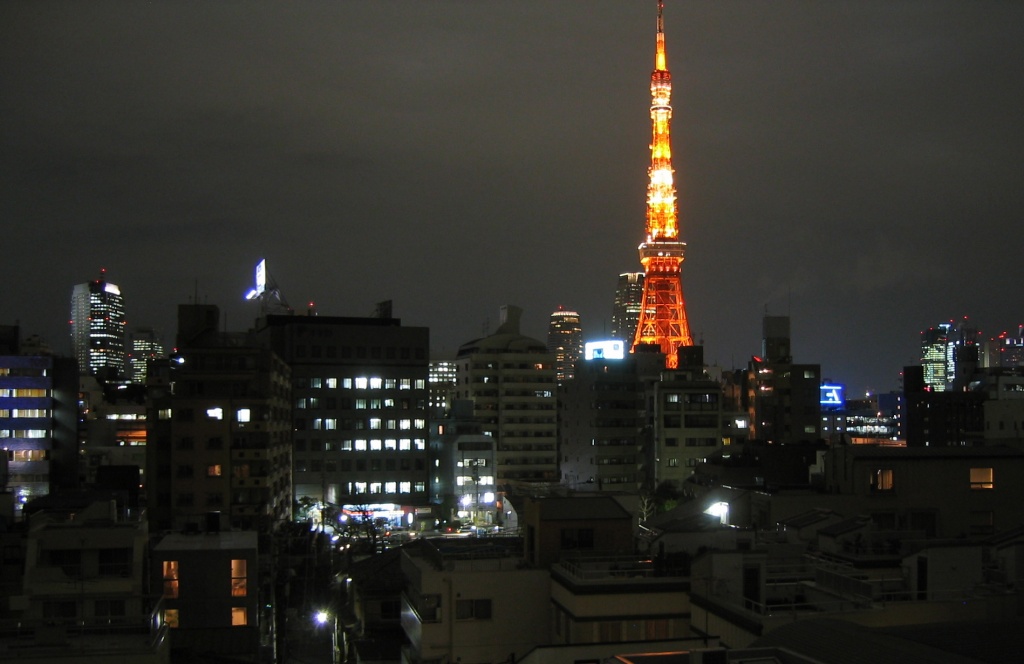 Tokyo tower by night  by lbmcshutter