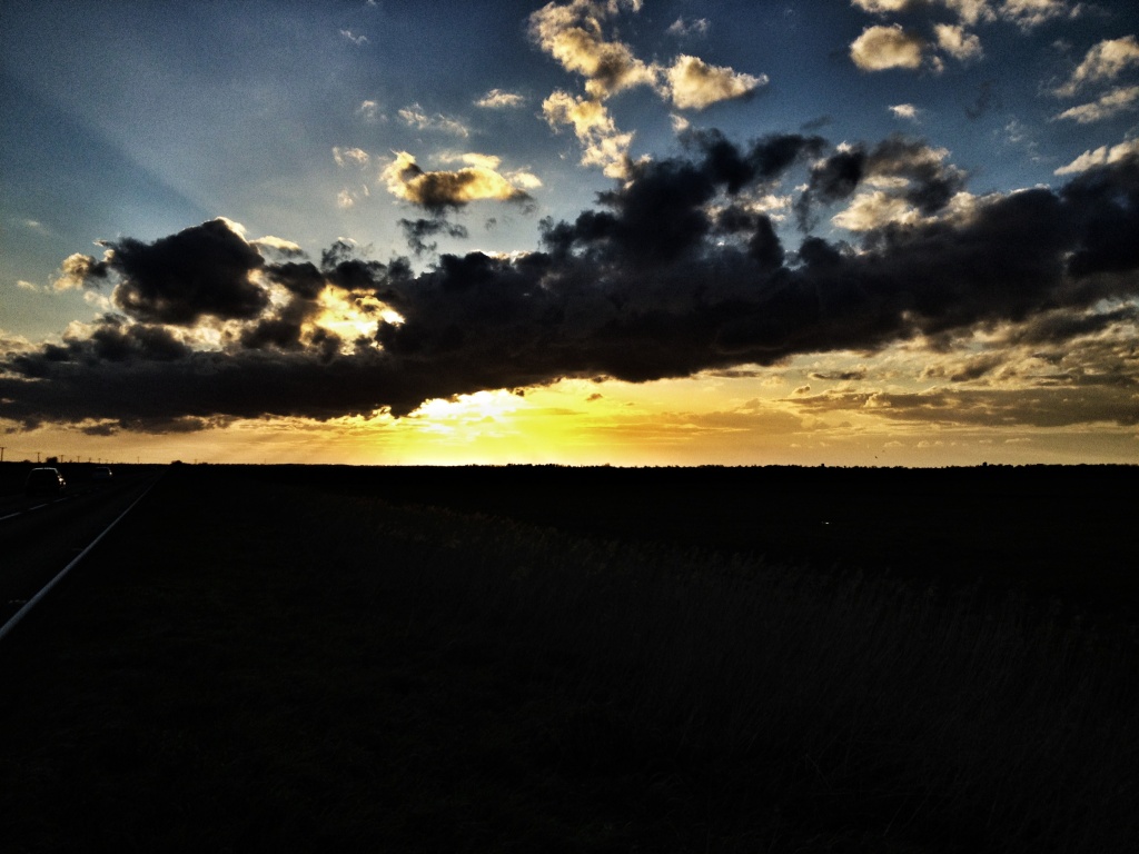 Norfolk skies: Two - Sunset by manek43509