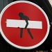Heavy road sign by parisouailleurs