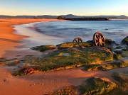 29th Apr 2012 - Wheels in the tide - golden hour