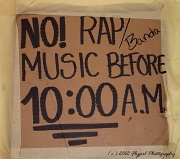 30th Apr 2012 - No Rap Music