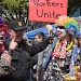 May Day Protest Demonstration In Seattle...  Bonding With The Police...Earlier Anarchists Smashed Windows Downtown! by seattle